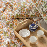 Machine Cotton Quilt Blanket Stunning Floral