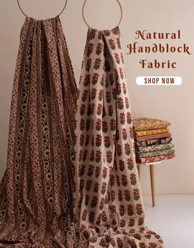 Cotton Hand Block Print Fabric