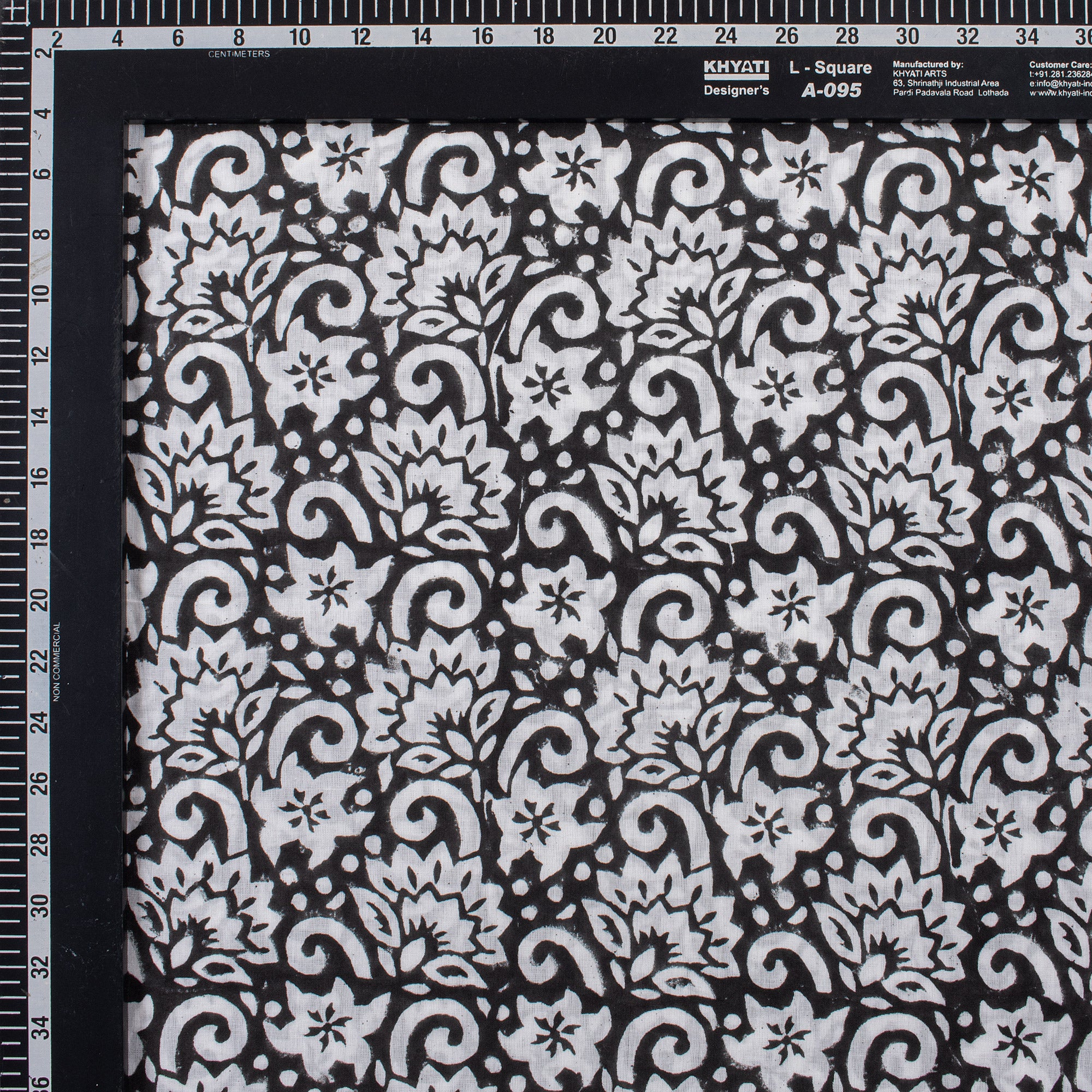 Modern Floral Indian Yards Of Cotton Fabric