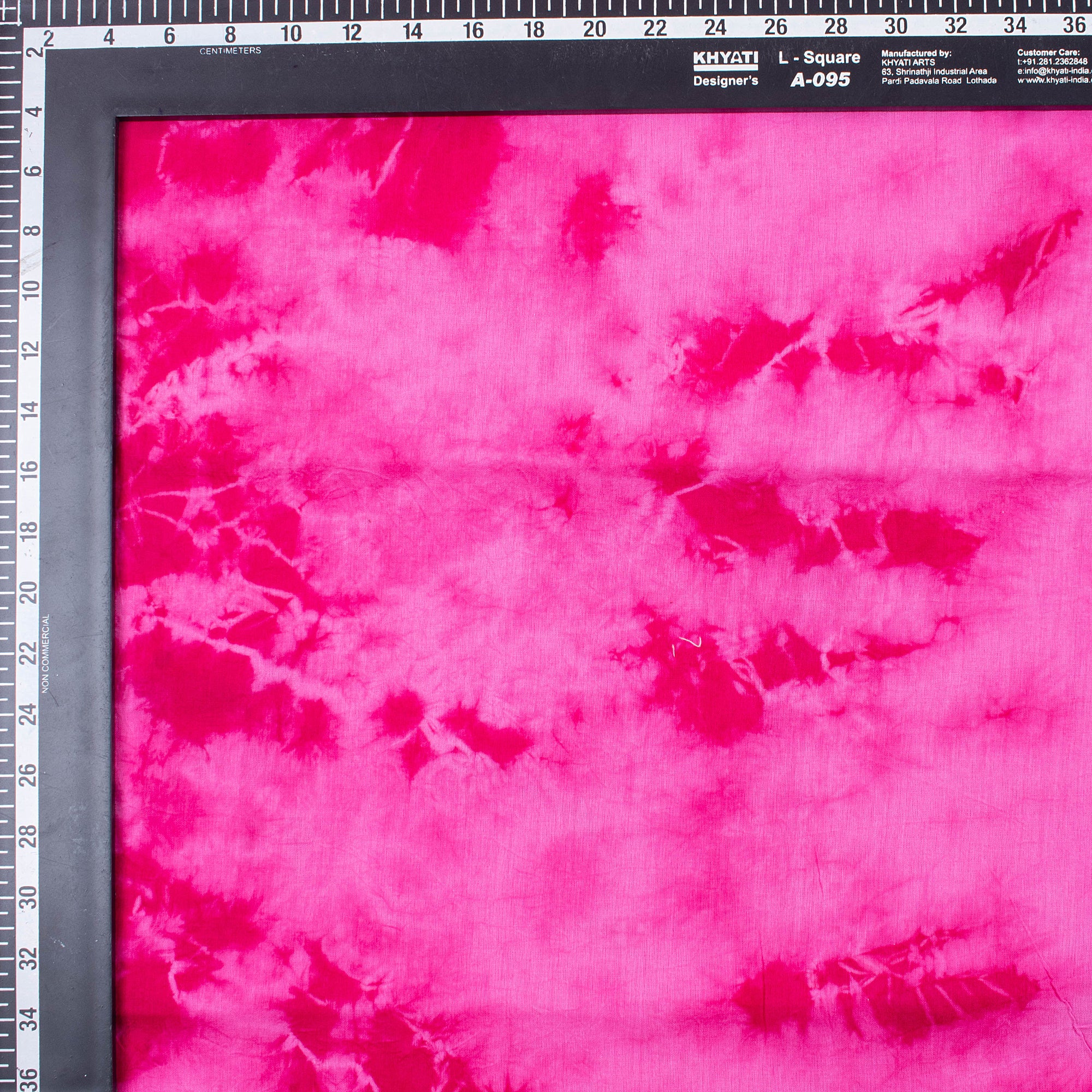 Modern Pink Tie Dye Shibori Fabric