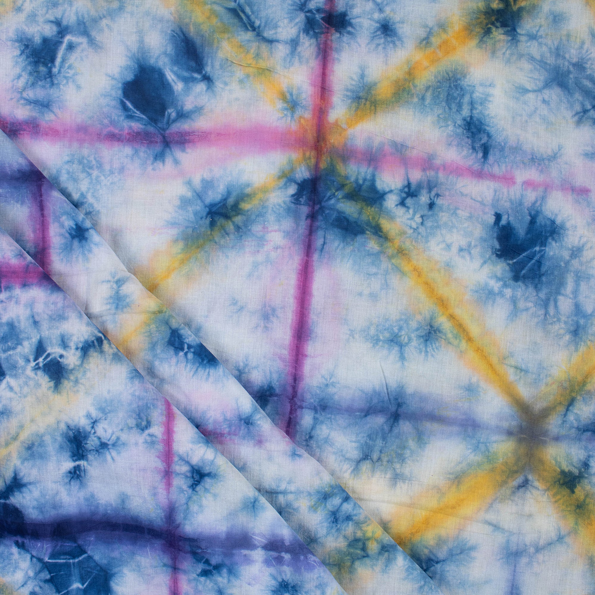 Mud Resist Tie Dye Shibori Fabric