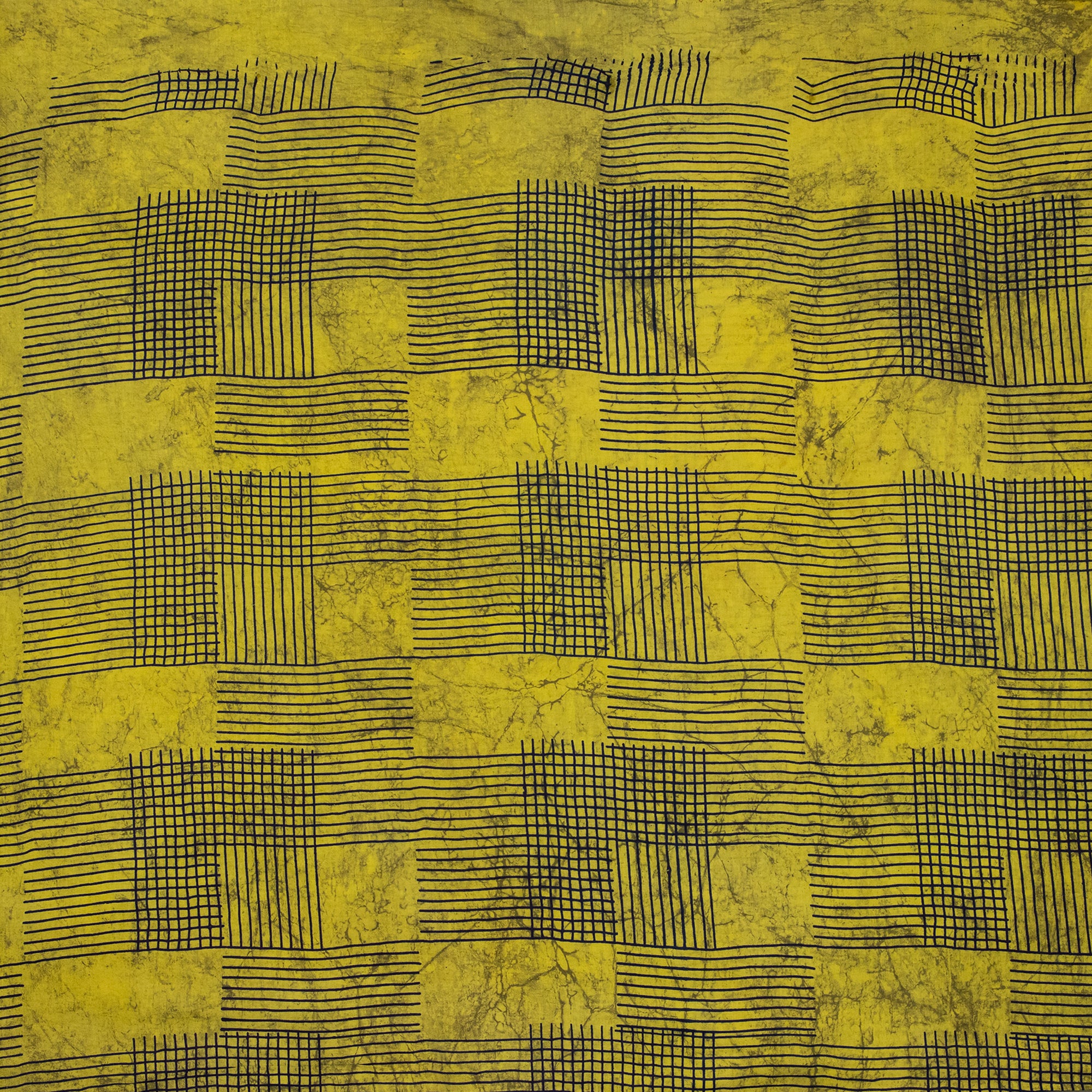 Multicolor Natural Dabu Hand Block Print Cotton Fabric