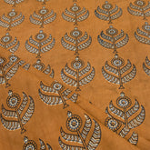 Mustard Yellow Hand Block Print 100% Cotton Fabric