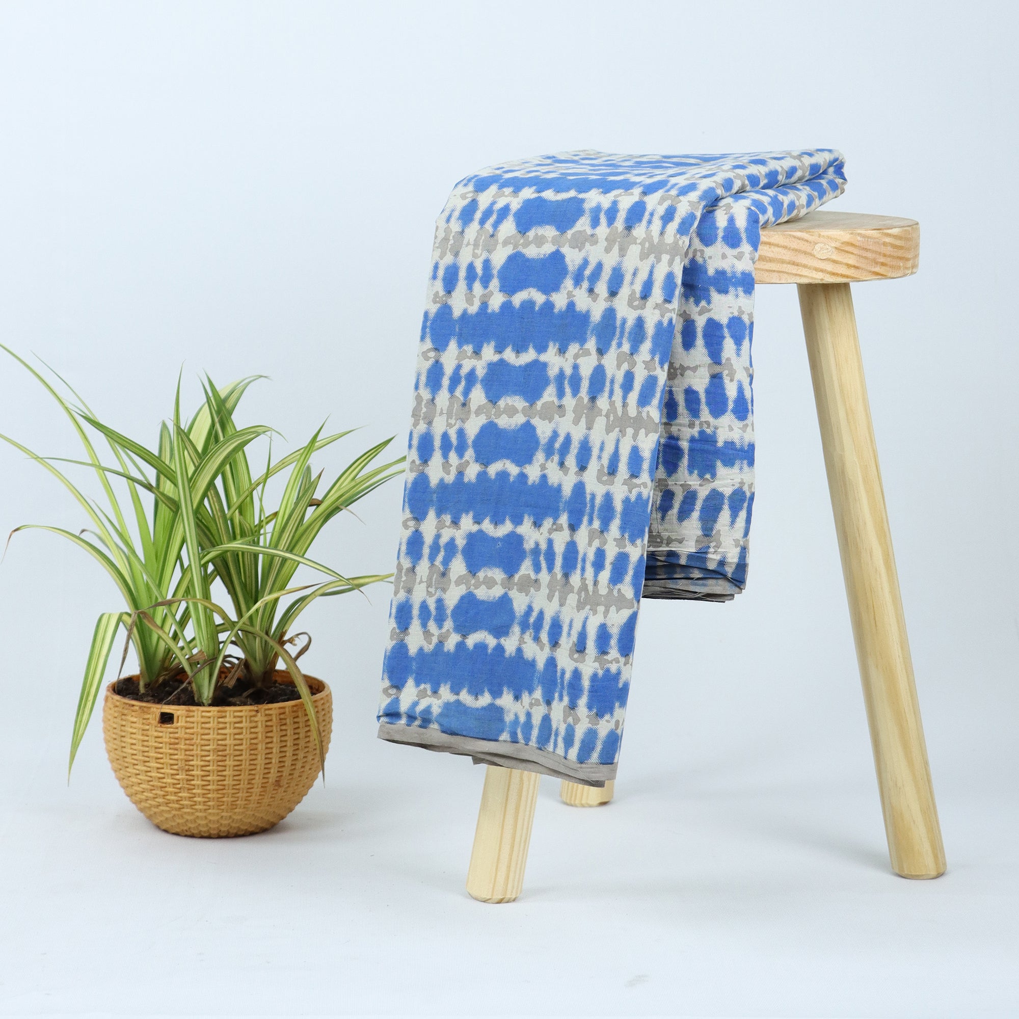 Natural Dyed Hand Block Print Dabu Fabric