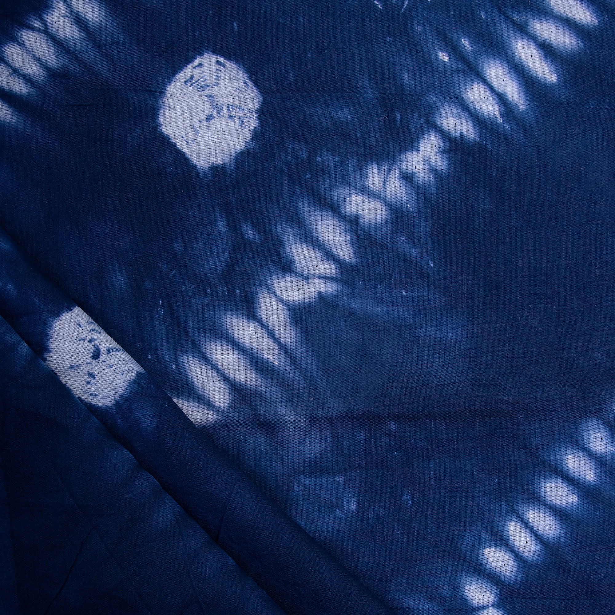 Natural Handmade Shibori Tie Dye Fabric