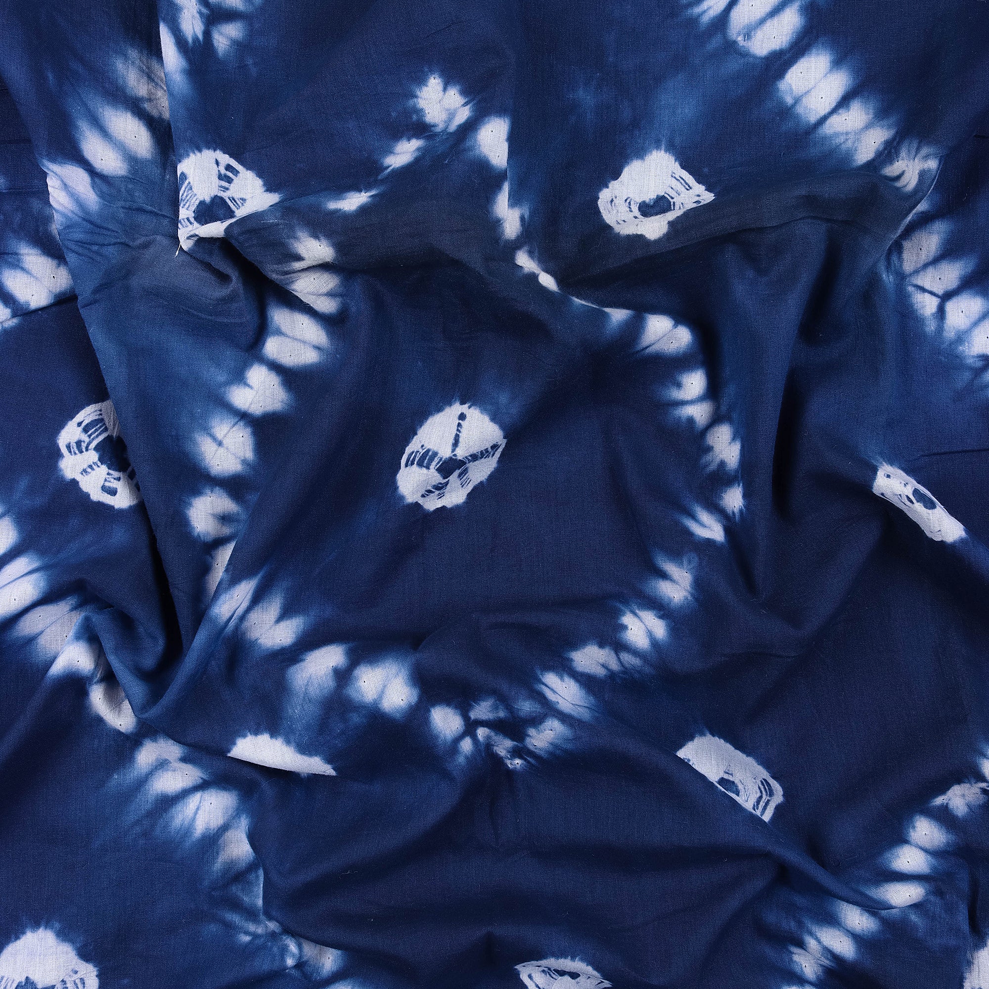 Natural Handmade Shibori Tie Dye Fabric