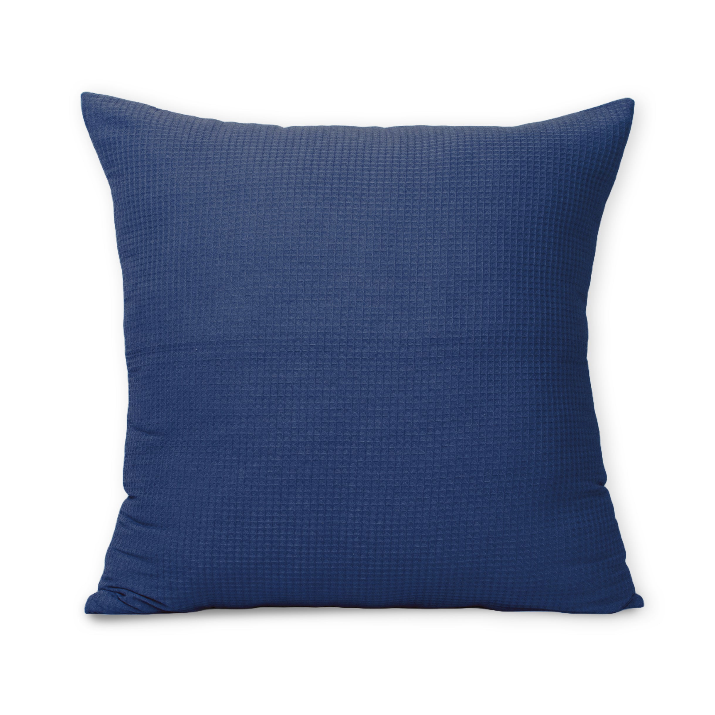 Navy Blue Organic Cotton Cushion Cover