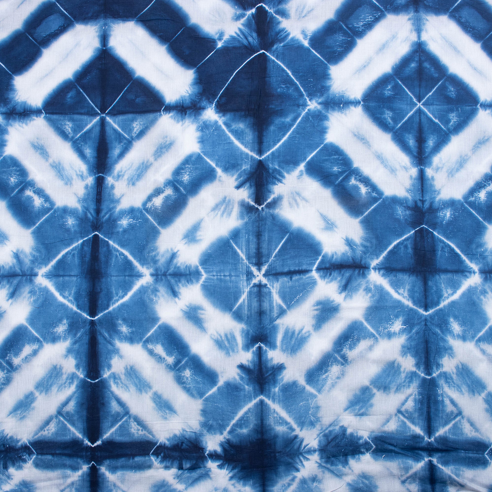 New Green Striped Indian Tie Dye Shibori Fabric