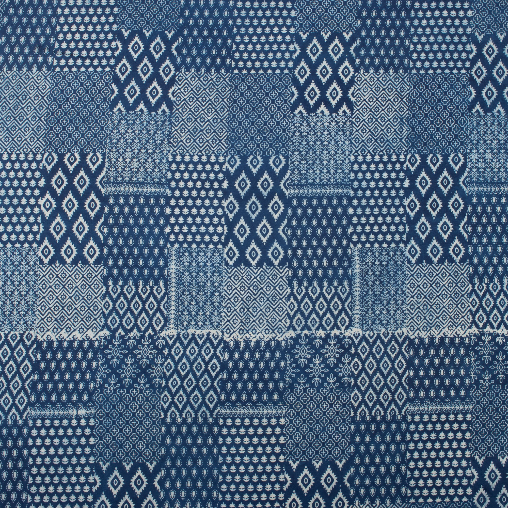 Indigo Printed Cotton Fabric