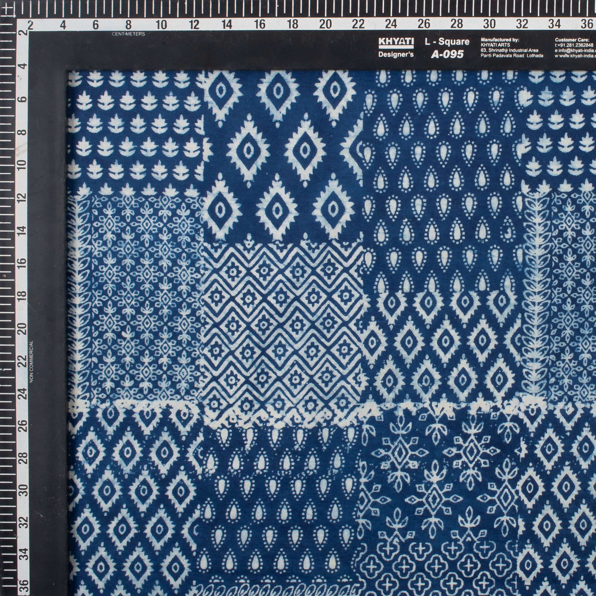 Indigo Printed Cotton Fabric