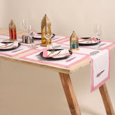 Organic Cotton Hand Block Printed Christmas Table Runner