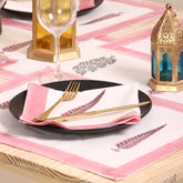 Organic Cotton Hand Block Printed Christmas Table Runner