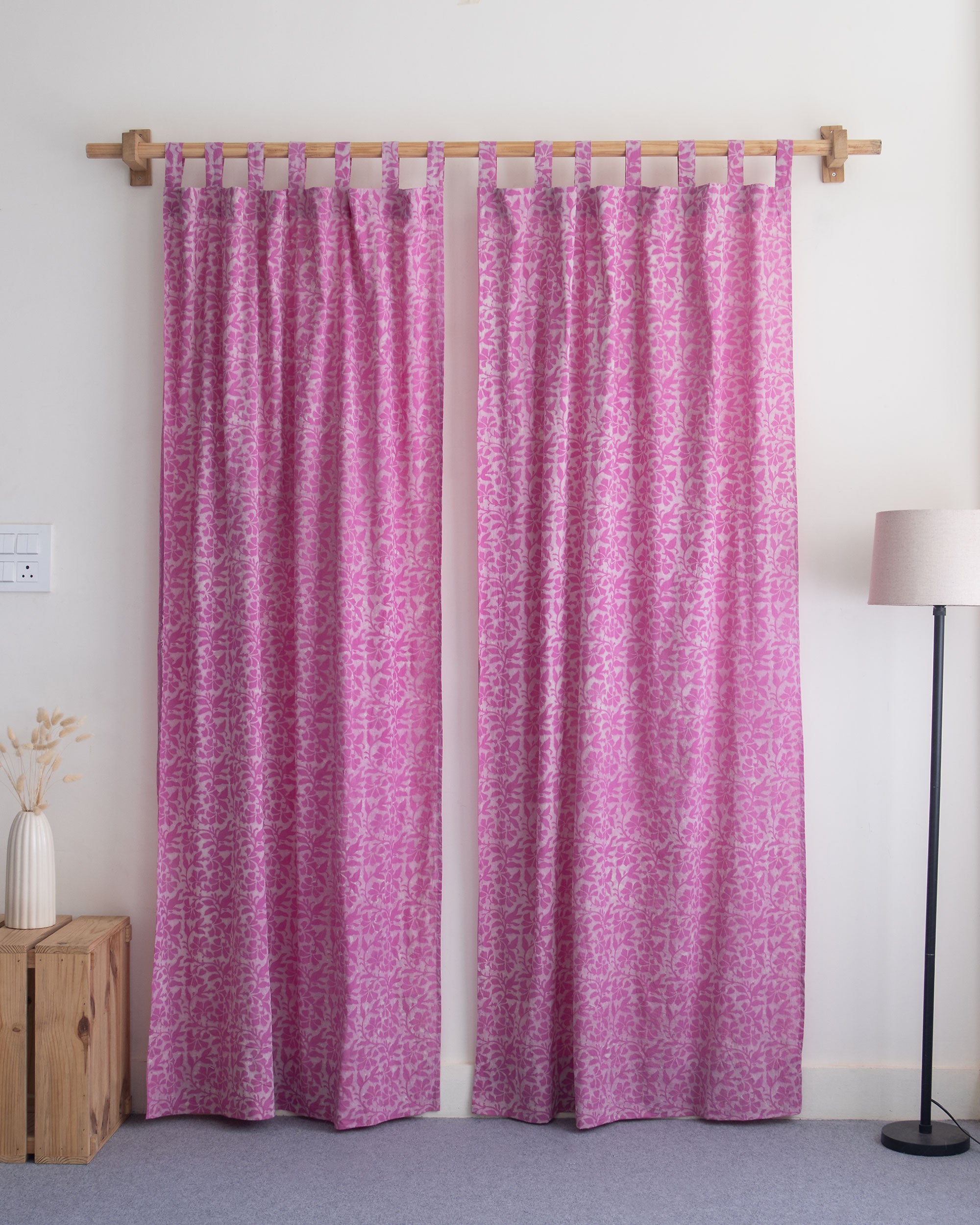 Organic Cotton Indian Block Print Curtains Online