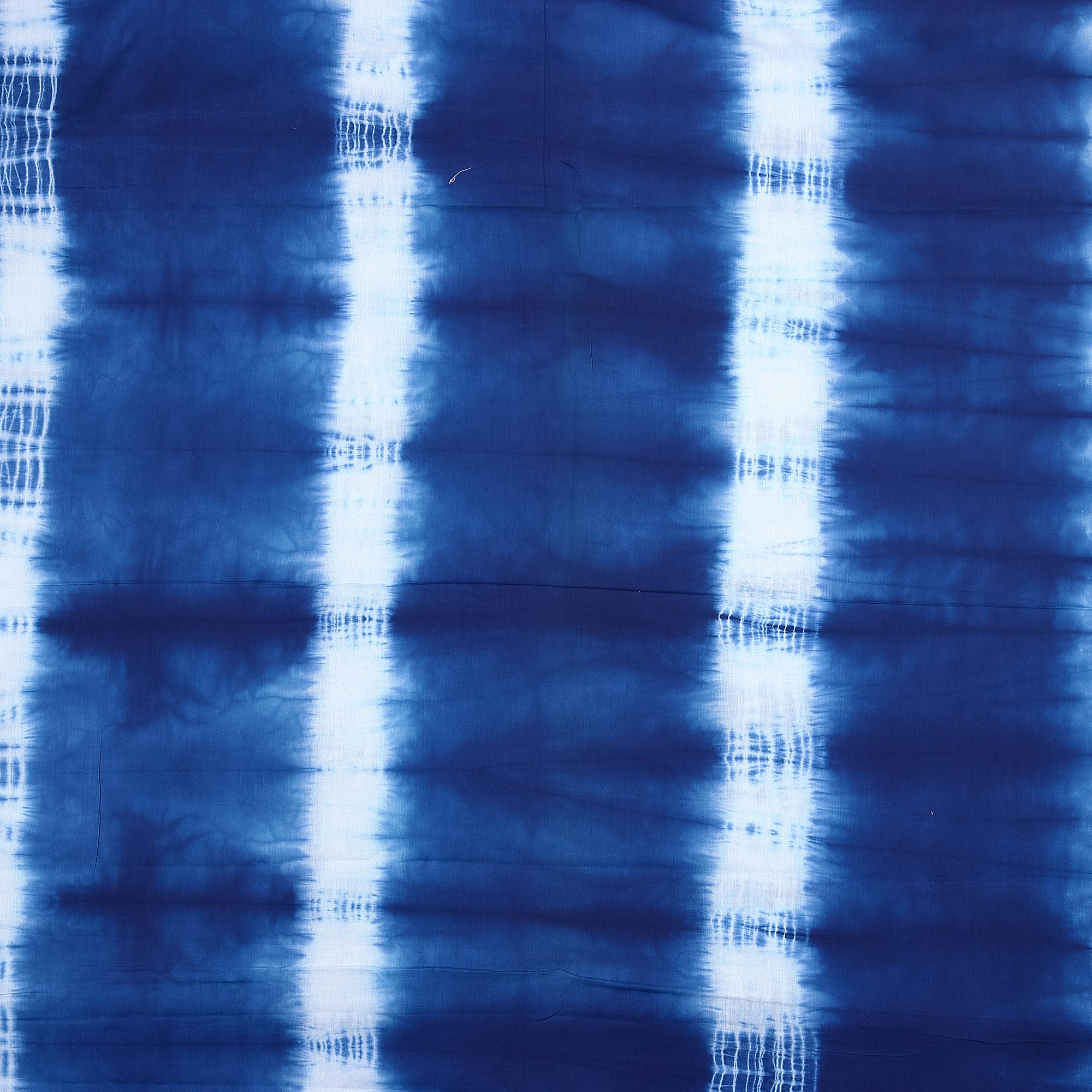 Organic Dark Blue Tie Dye Shibori Fabric