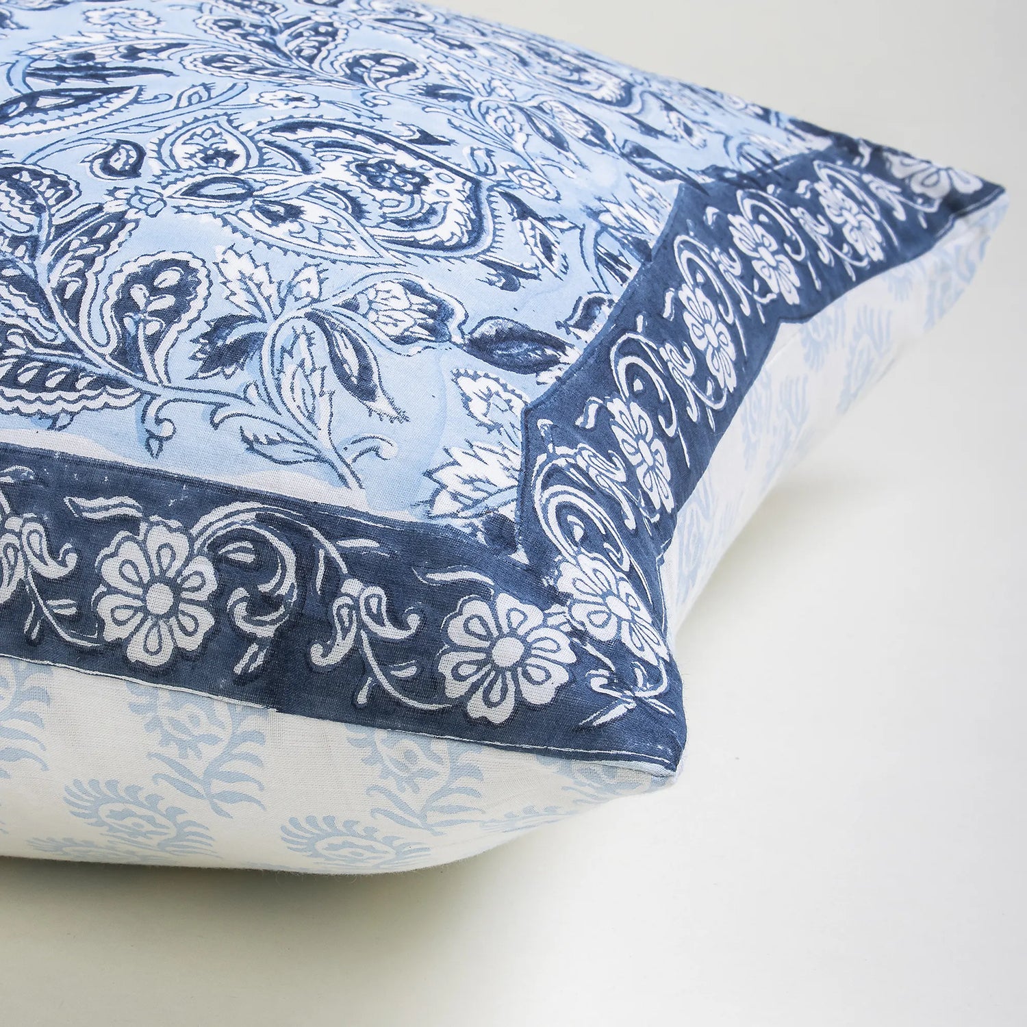 Handmade Flower Printed Cotton Pillow Case