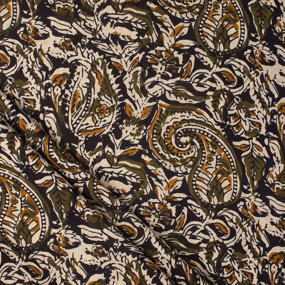 Paisley Hand Block Print Fabric
