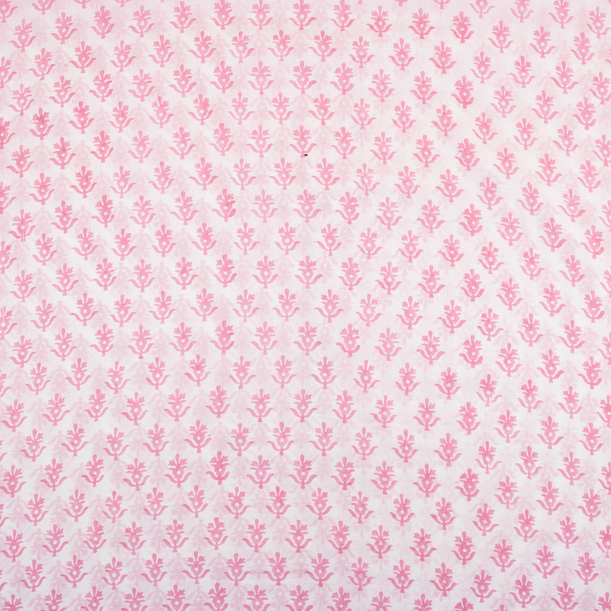 Pink Booti Block Print Fabric Cloth Material