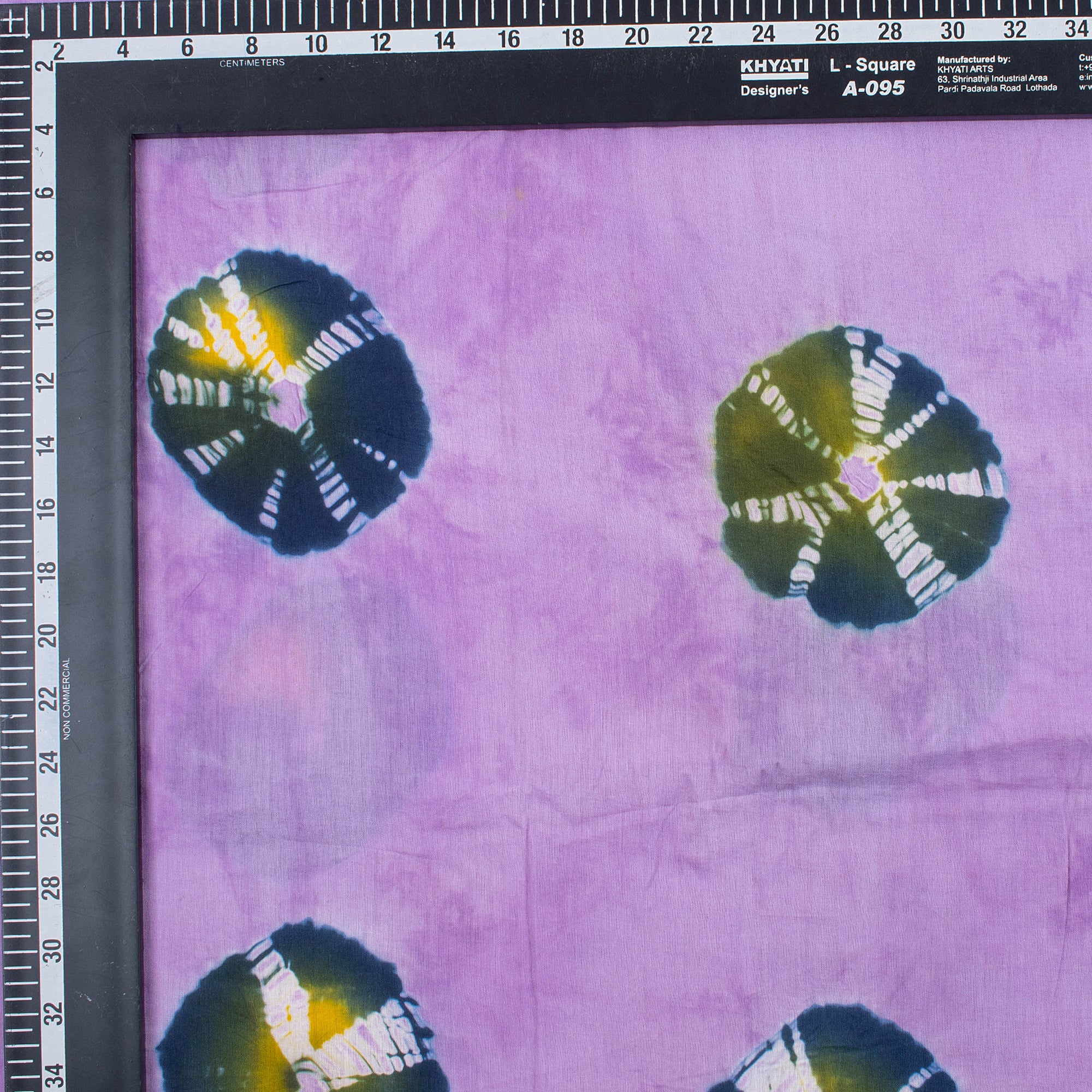 Polka Dots Pure Cotton Tie Dye Shibori Fabric