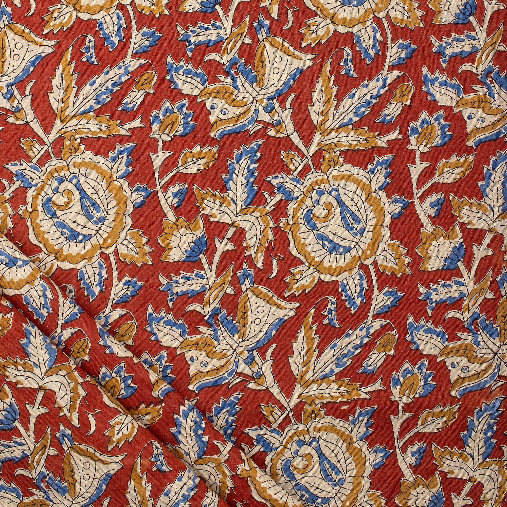 Premium Bagru Hand Block Printed Cotton Fabric