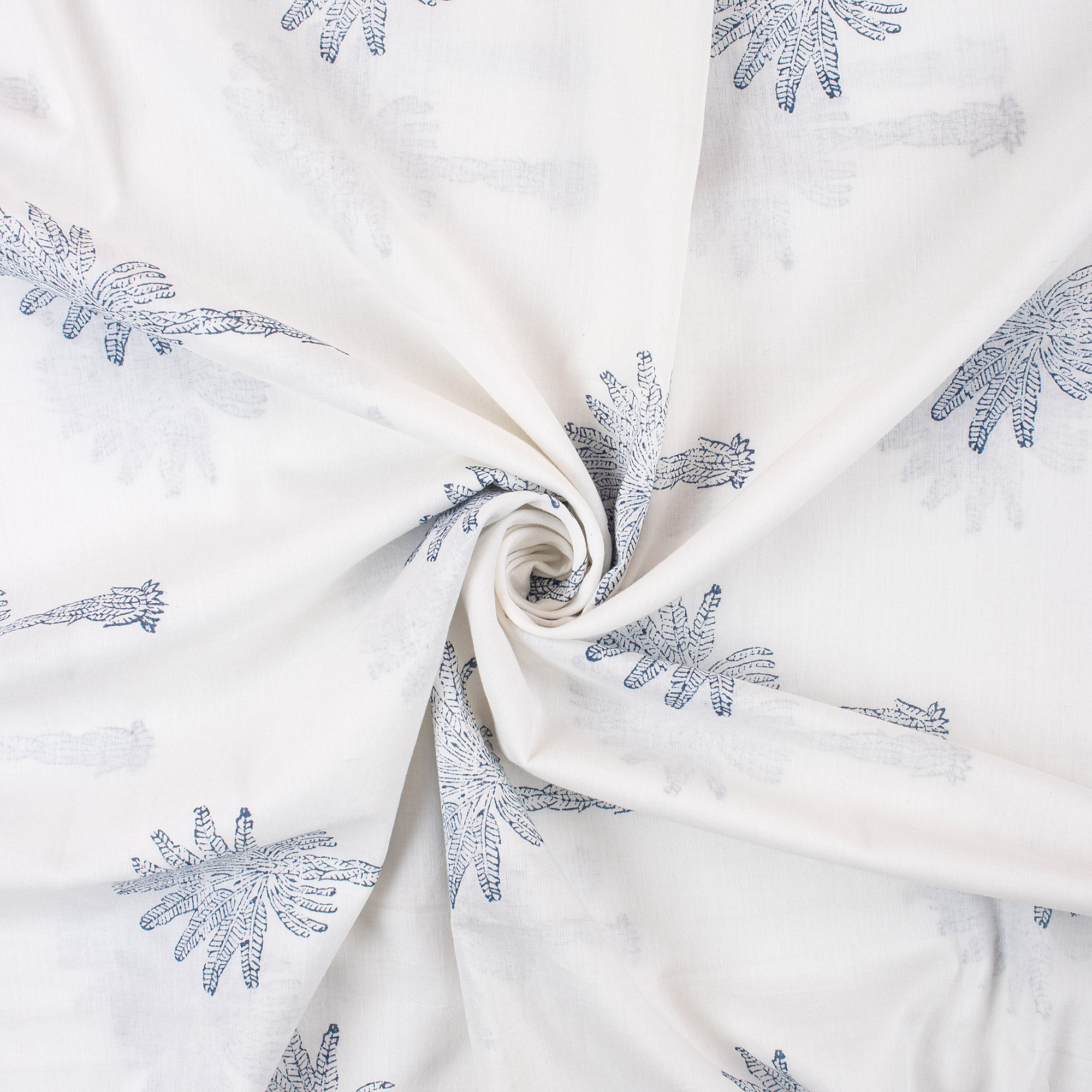 Premium Block Print Cotton Material Fabric
