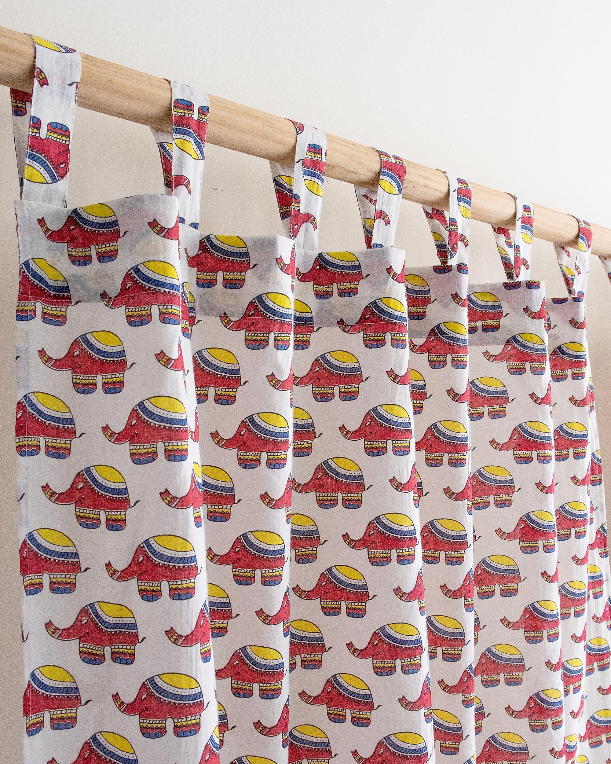 Premium Boota Block Printed Cotton Curtains In India