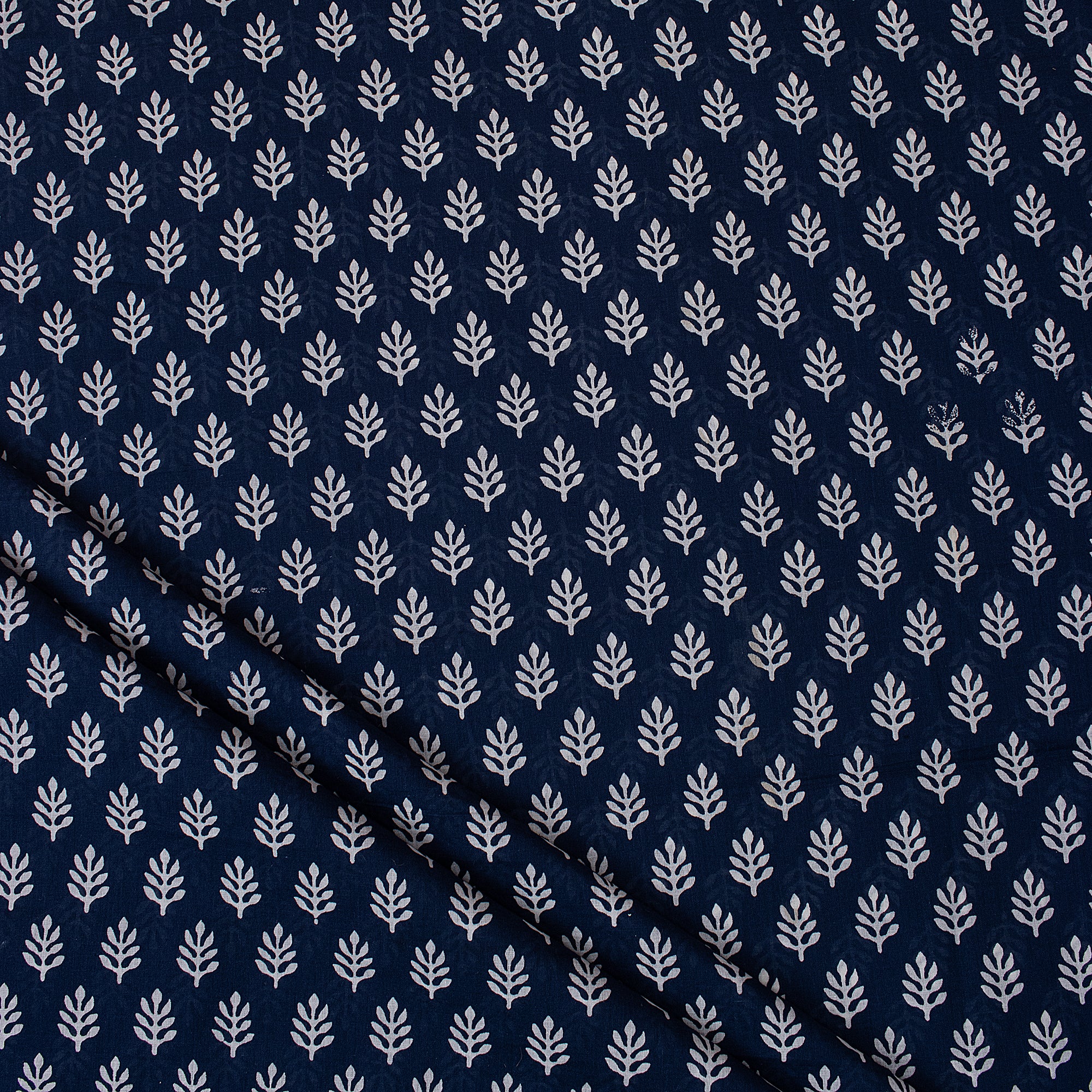 Premium Booti Floral Organic Natural Cotton Fabric