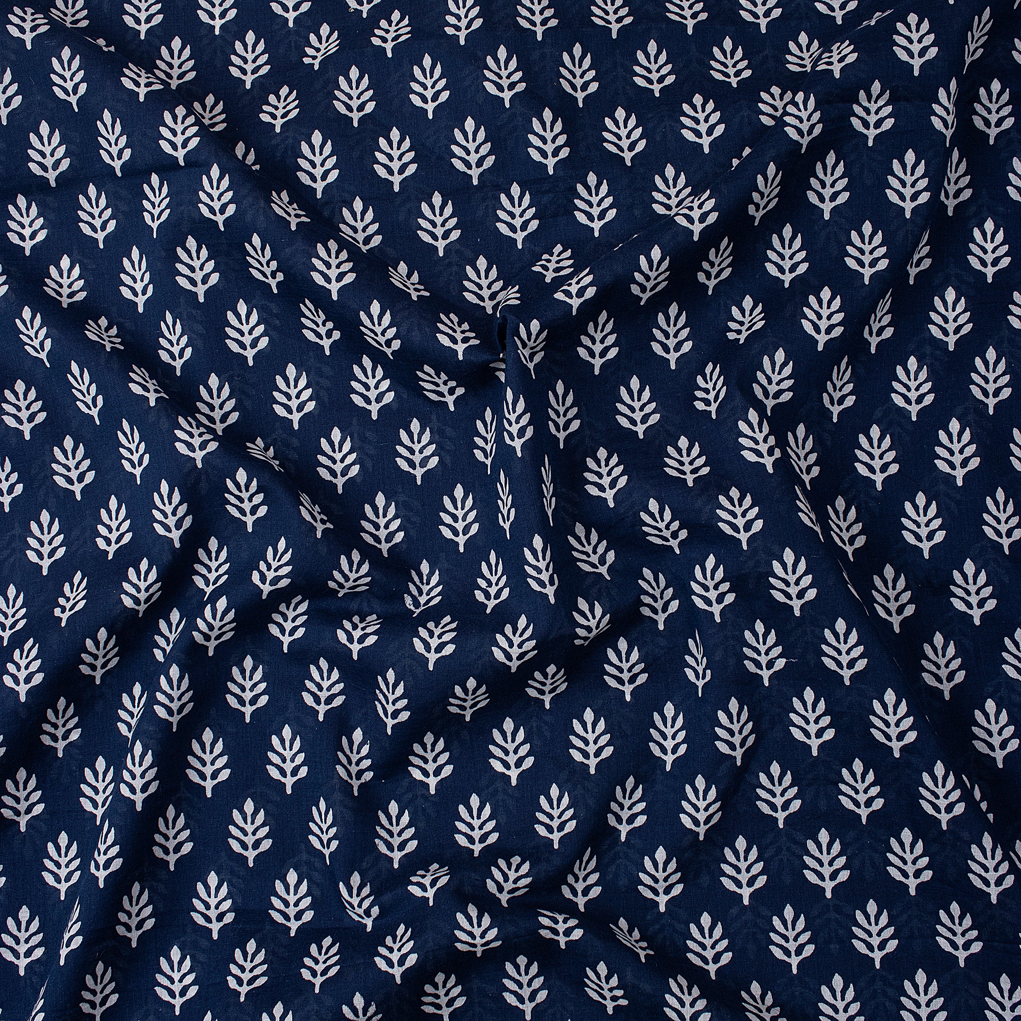 Premium Booti Floral Organic Natural Cotton Fabric