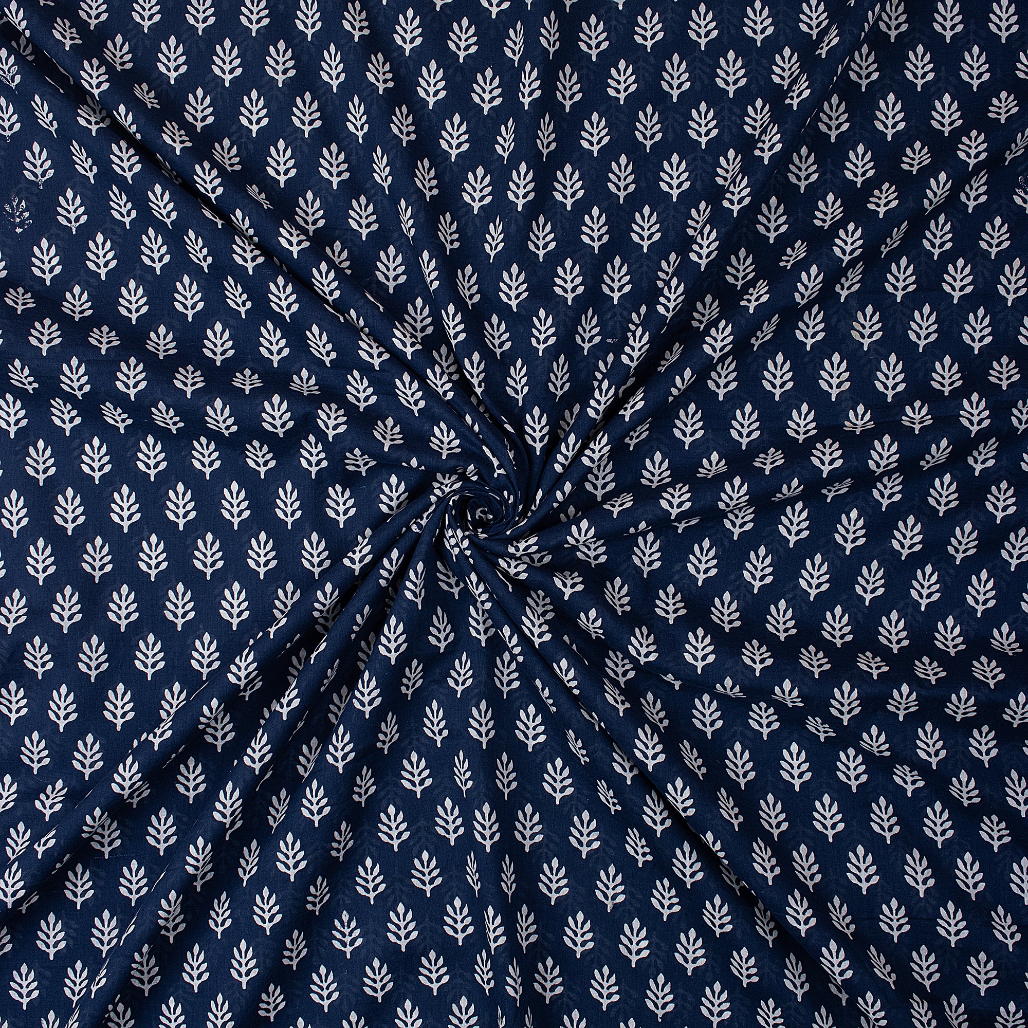 Premium Booti Floral Organic Natural Cotton Fabric