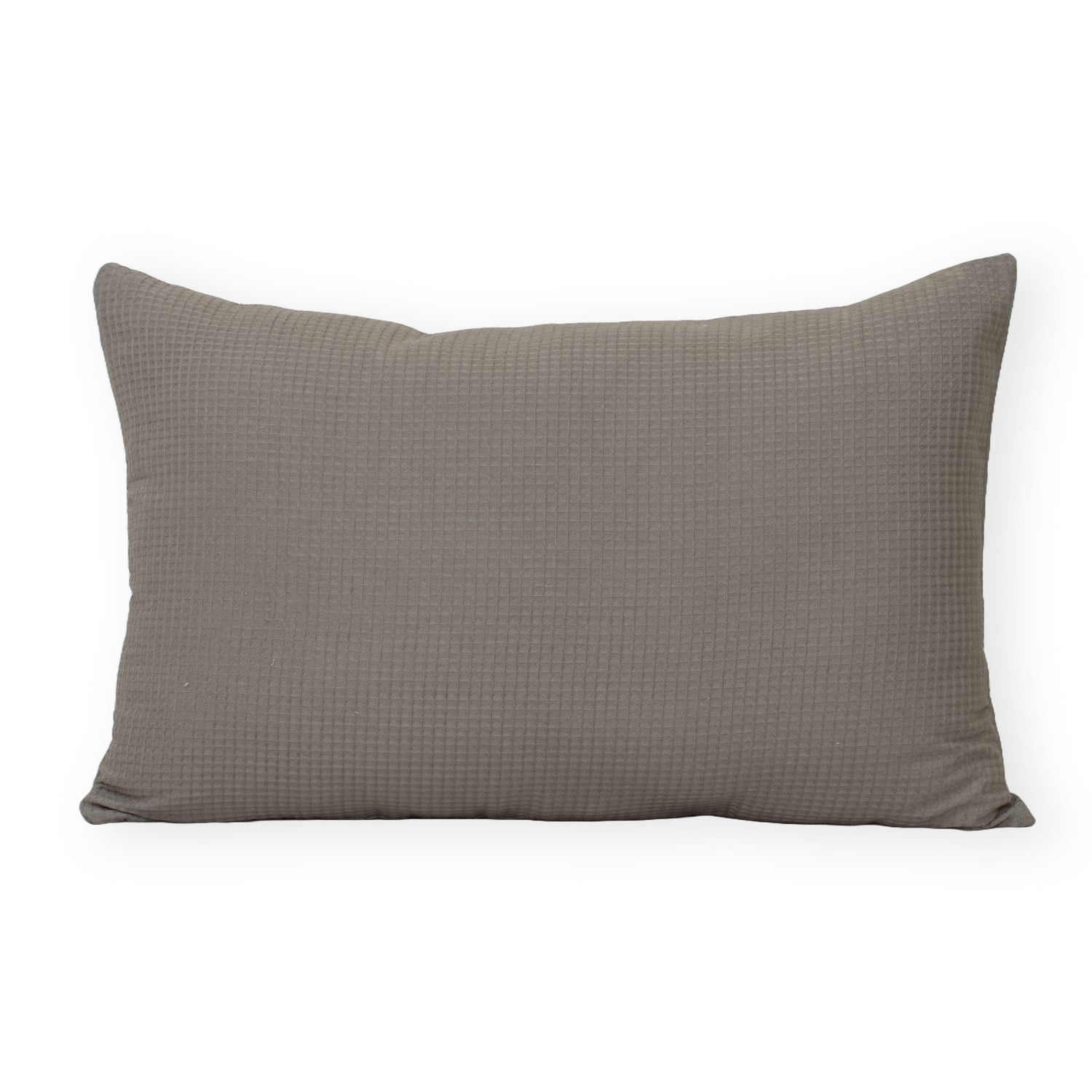Premium Cotton Grey Waffle Pillowcase