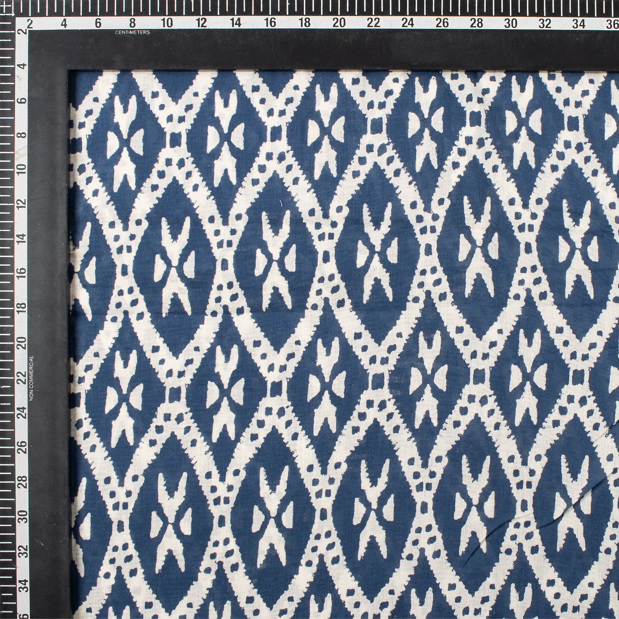 Premium Discharge Hand Block Printed Fabric