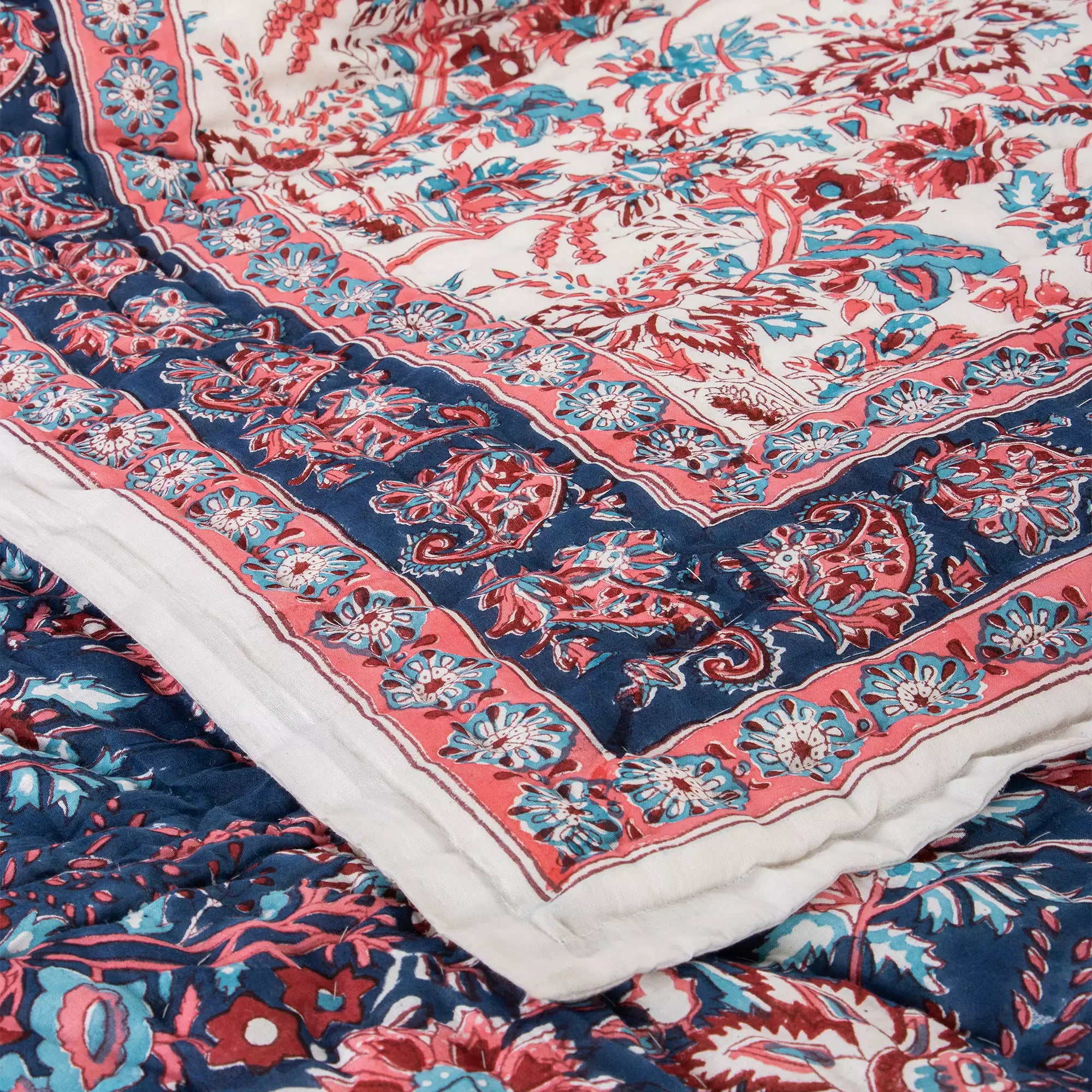Premium Indian Jaipur Cotton Quilt for Winter