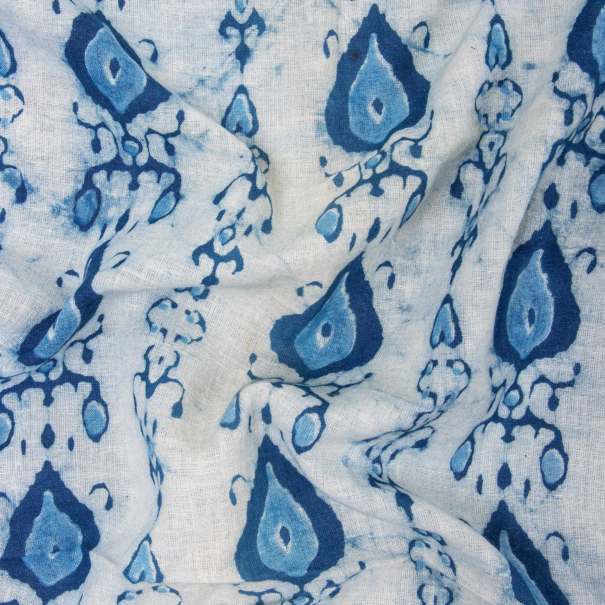 Premium Lovely Indigo Cotton Fabric