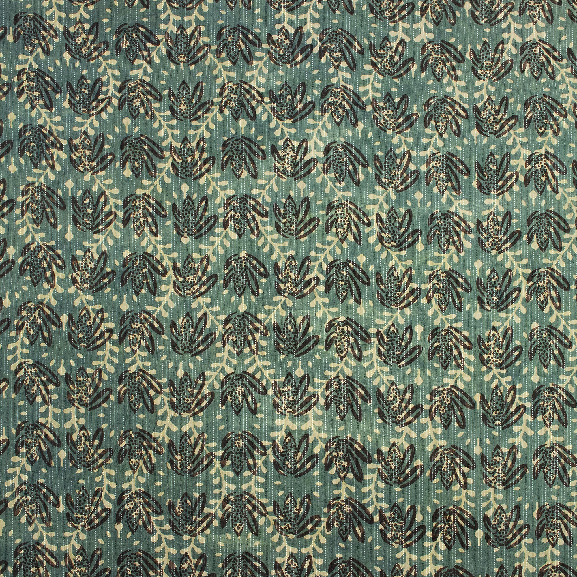 Premium Quality Dabu Hand Block Printed kantha Fabric