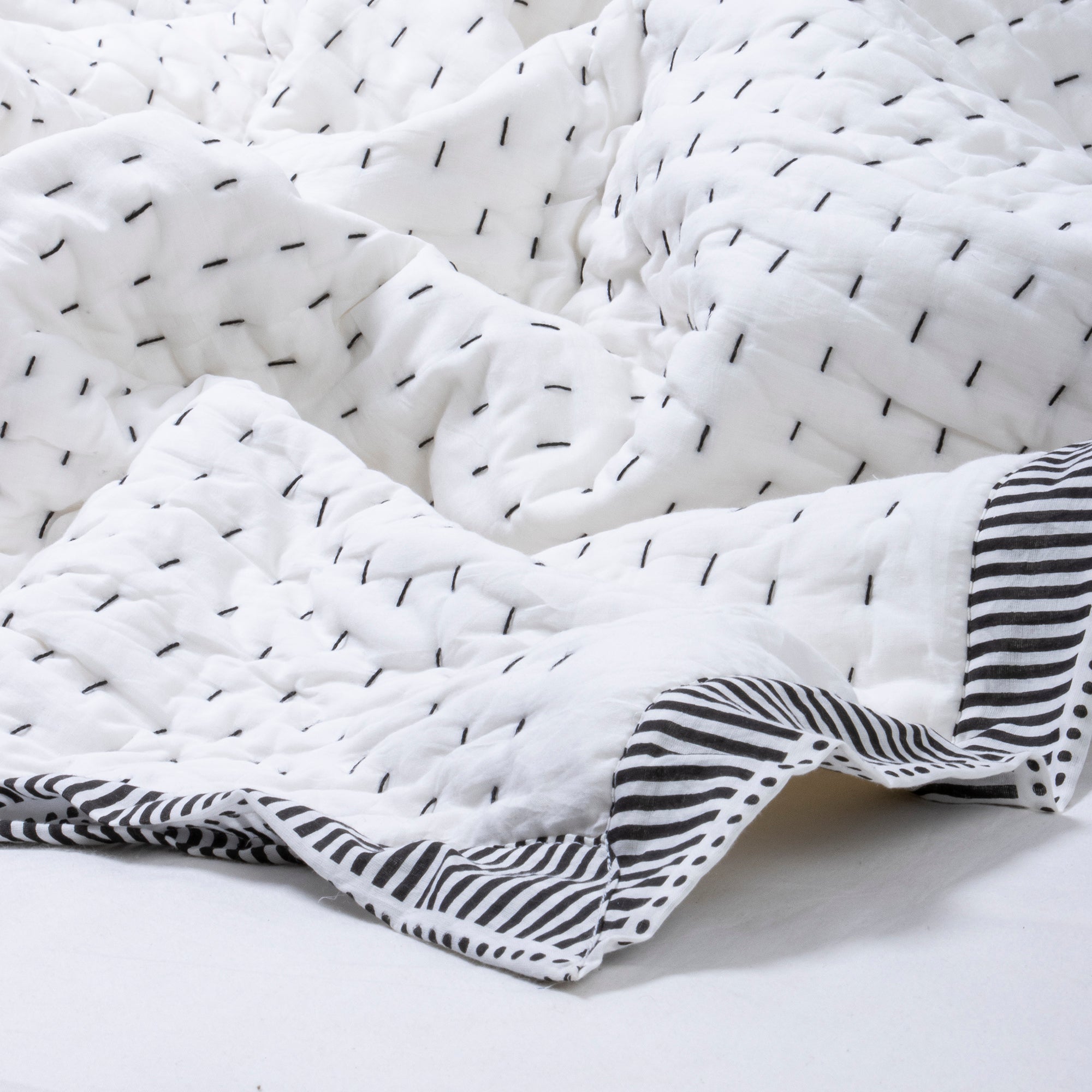 Premium Quality Handmade Cotton Kantha Quitl Blanket