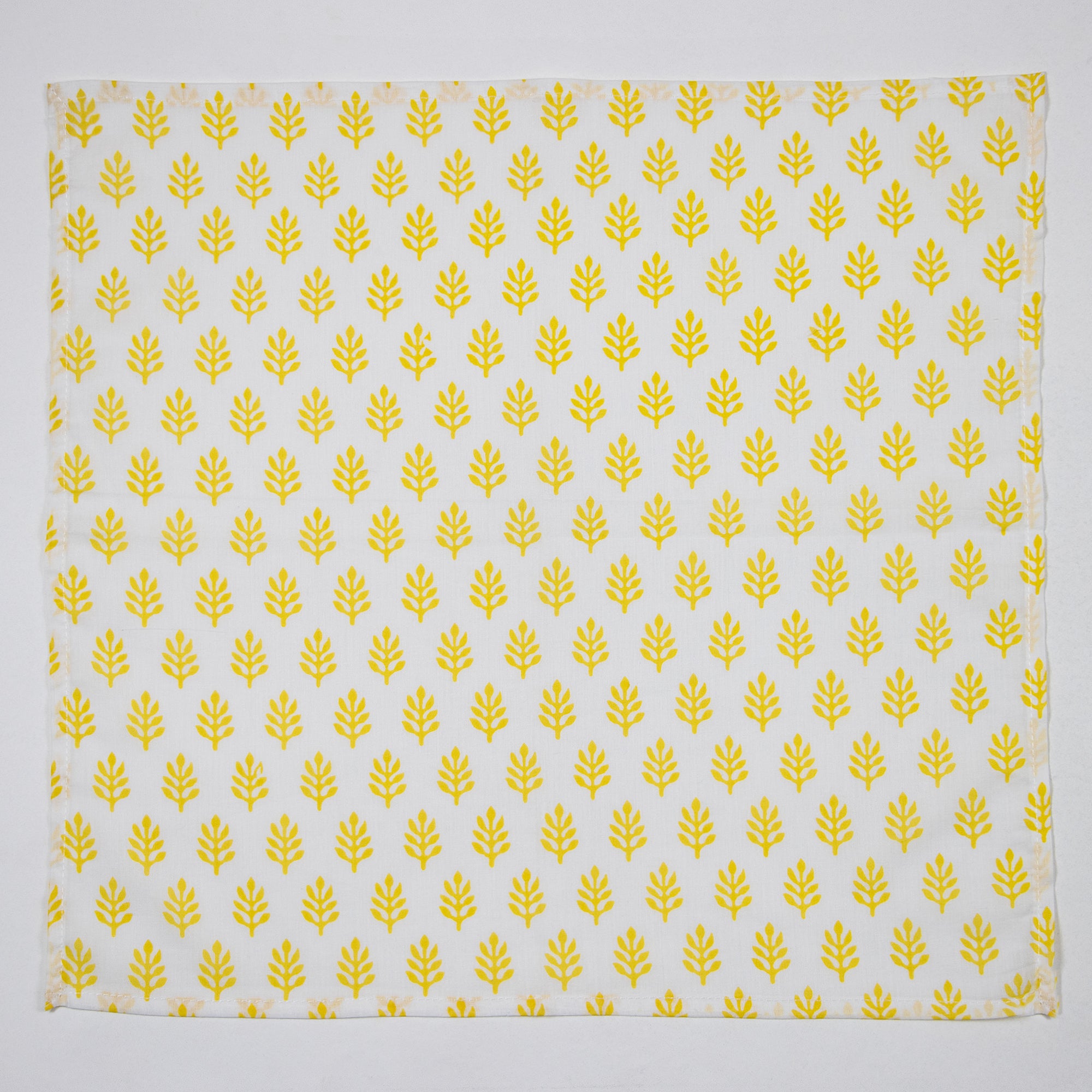 Pure Cotton Booti Hand Block Printed Cloth Napkin