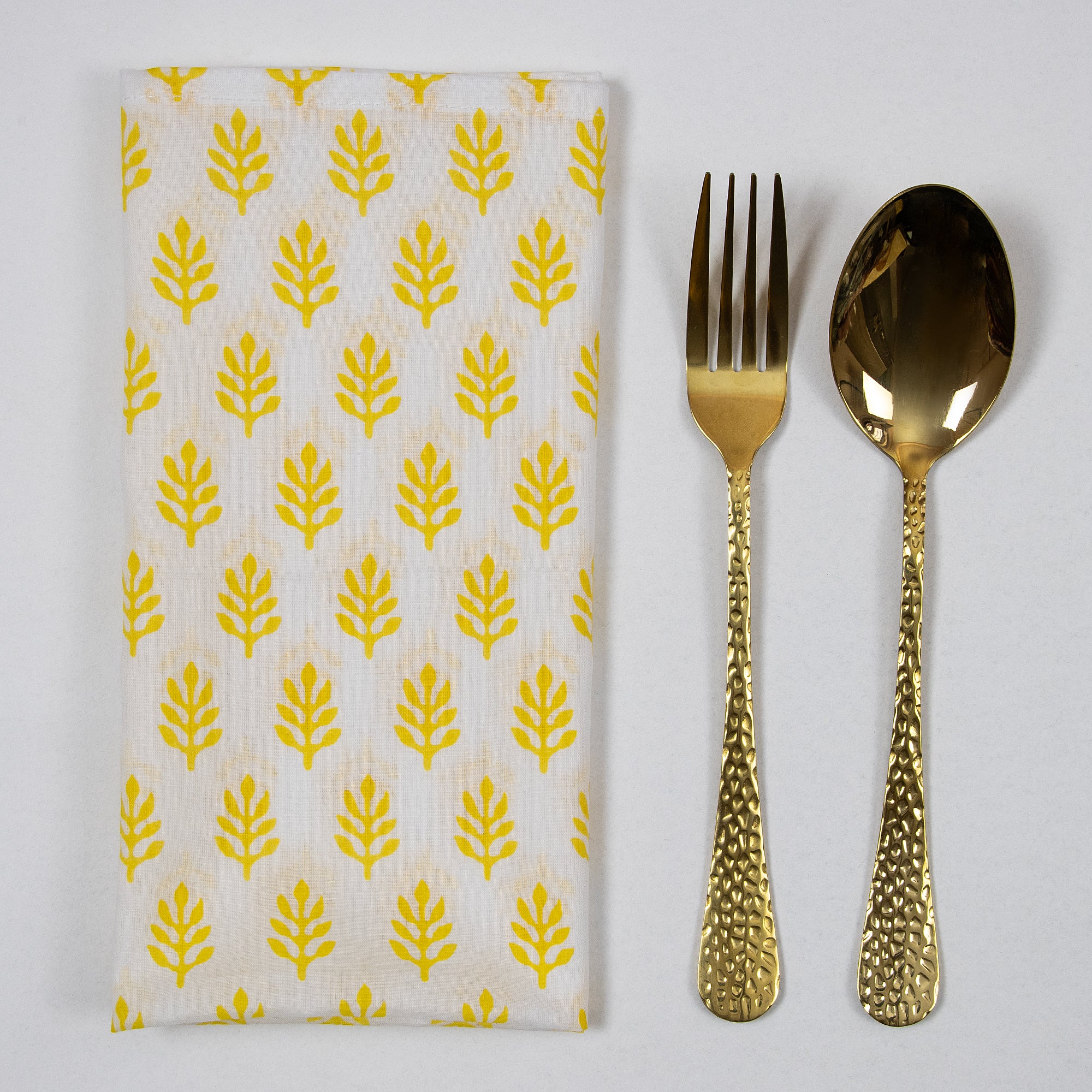 Pure Cotton Booti Hand Block Printed Cloth Napkin