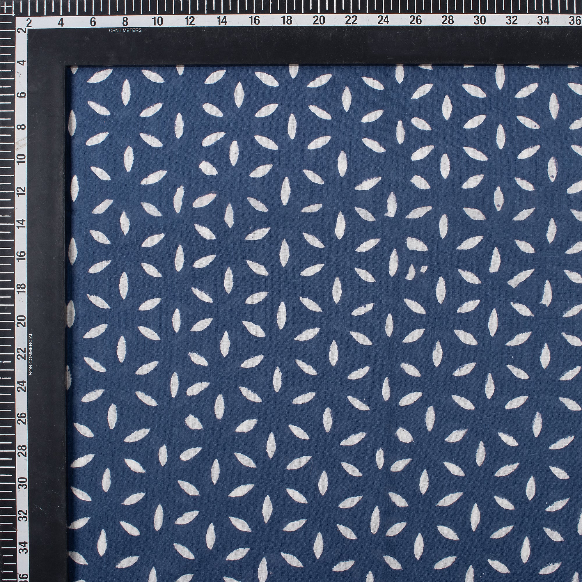 Pure Cotton Hand Block Printed Discharge Fabric