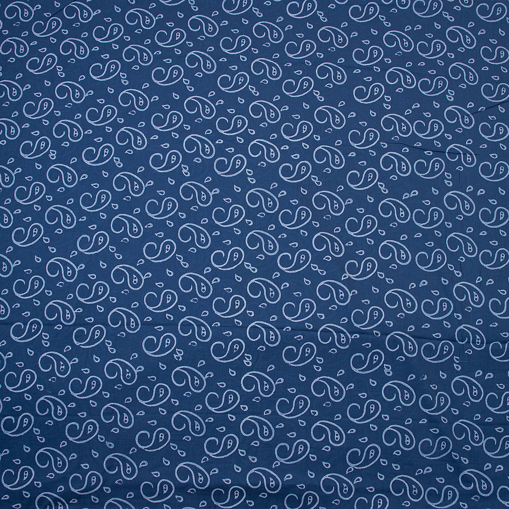 Pure Soft Block Paisley Printed Cotton Fabric Material