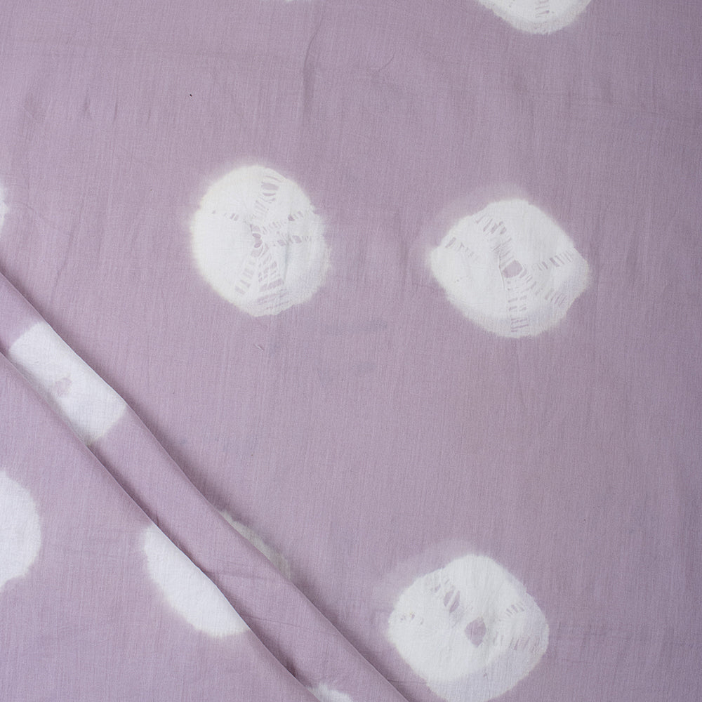 Purple Cotton Tie Dye Shibori Fabric