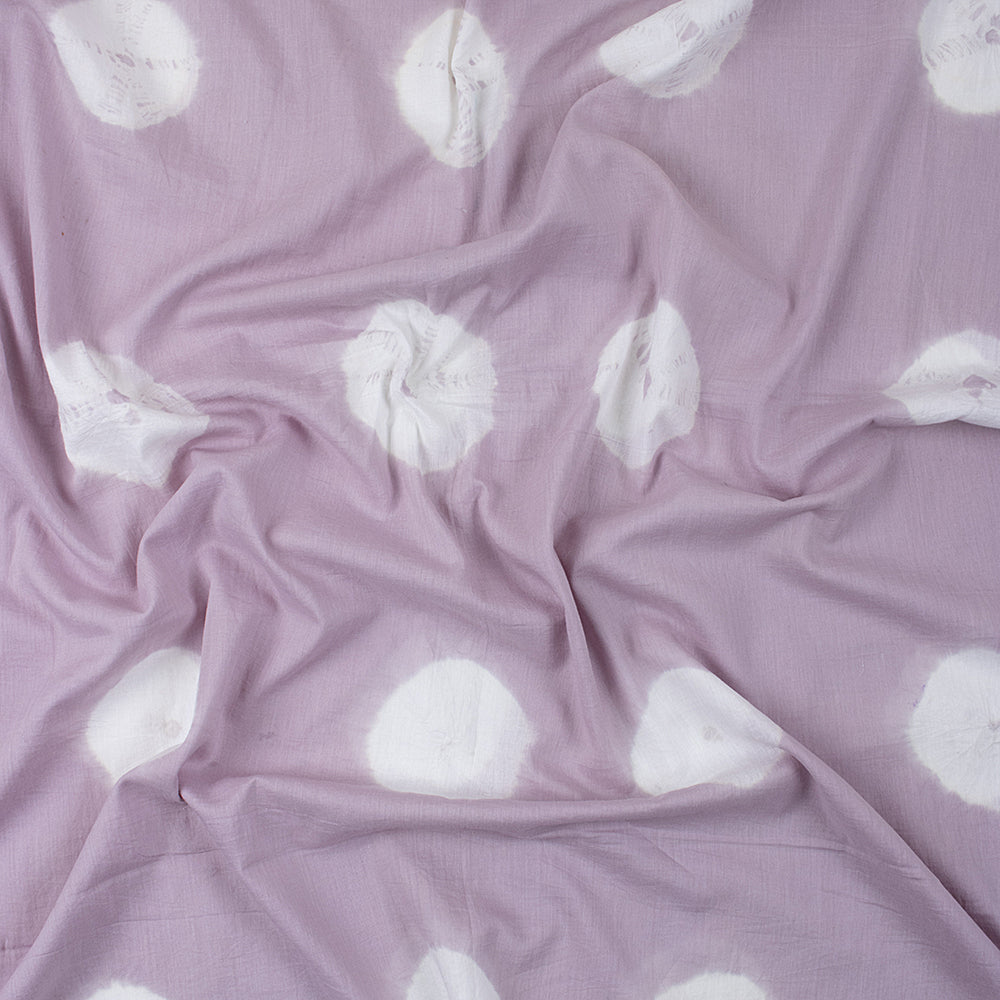 Purple Cotton Tie Dye Shibori Fabric