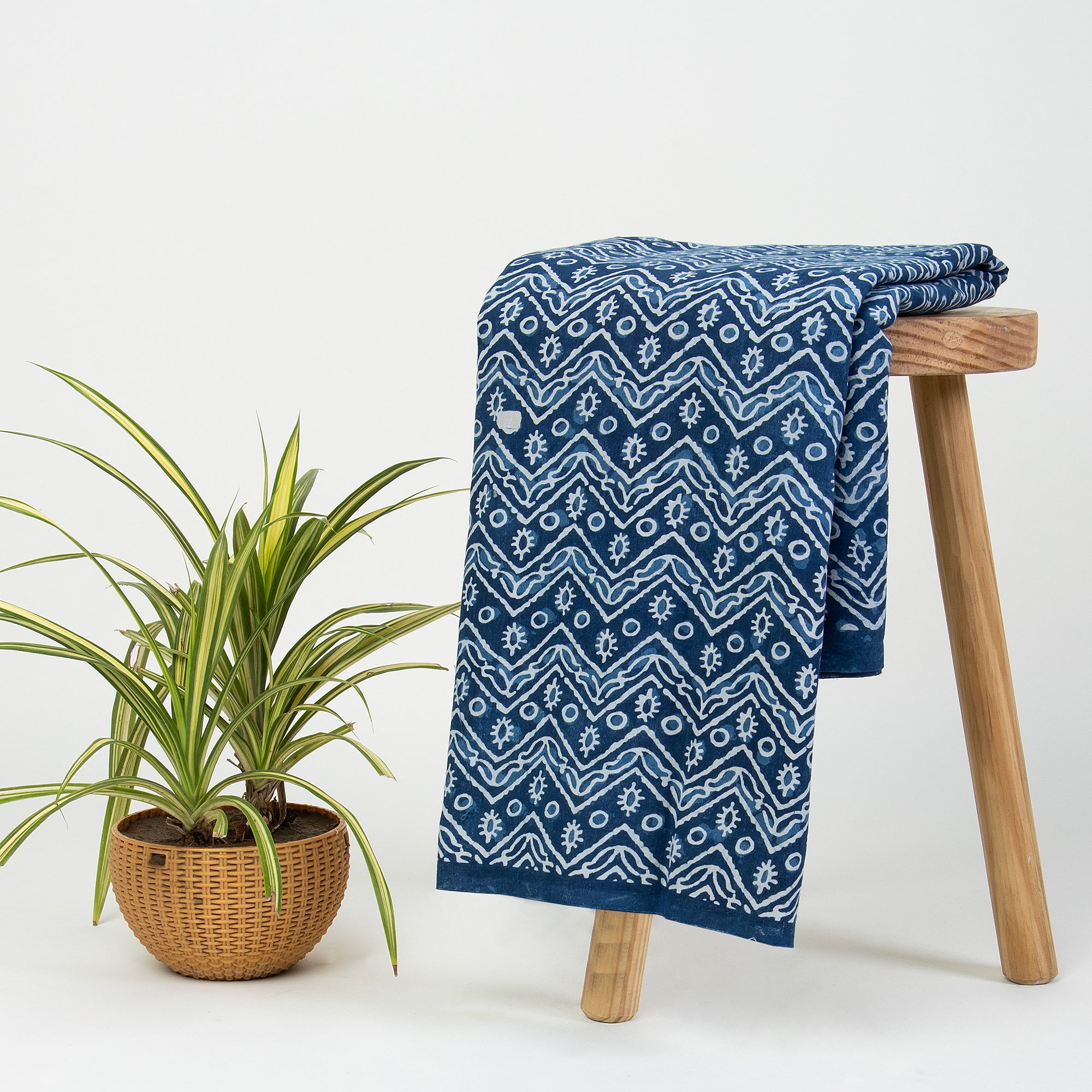 Quality Hand Block Printed Cotton Material Fabric