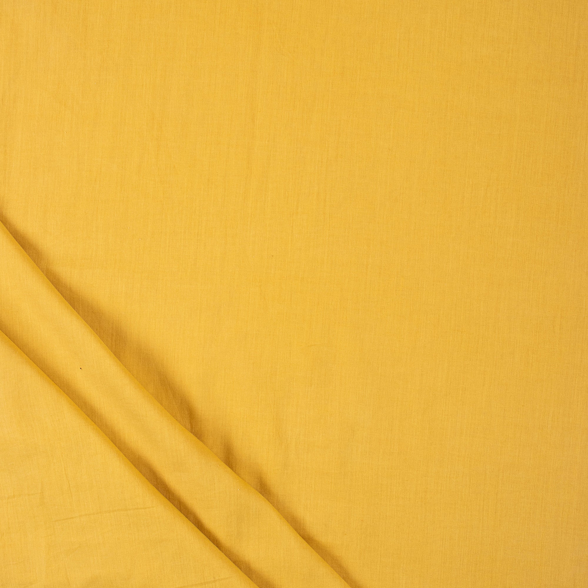Yellow Solid Cotton Fabric