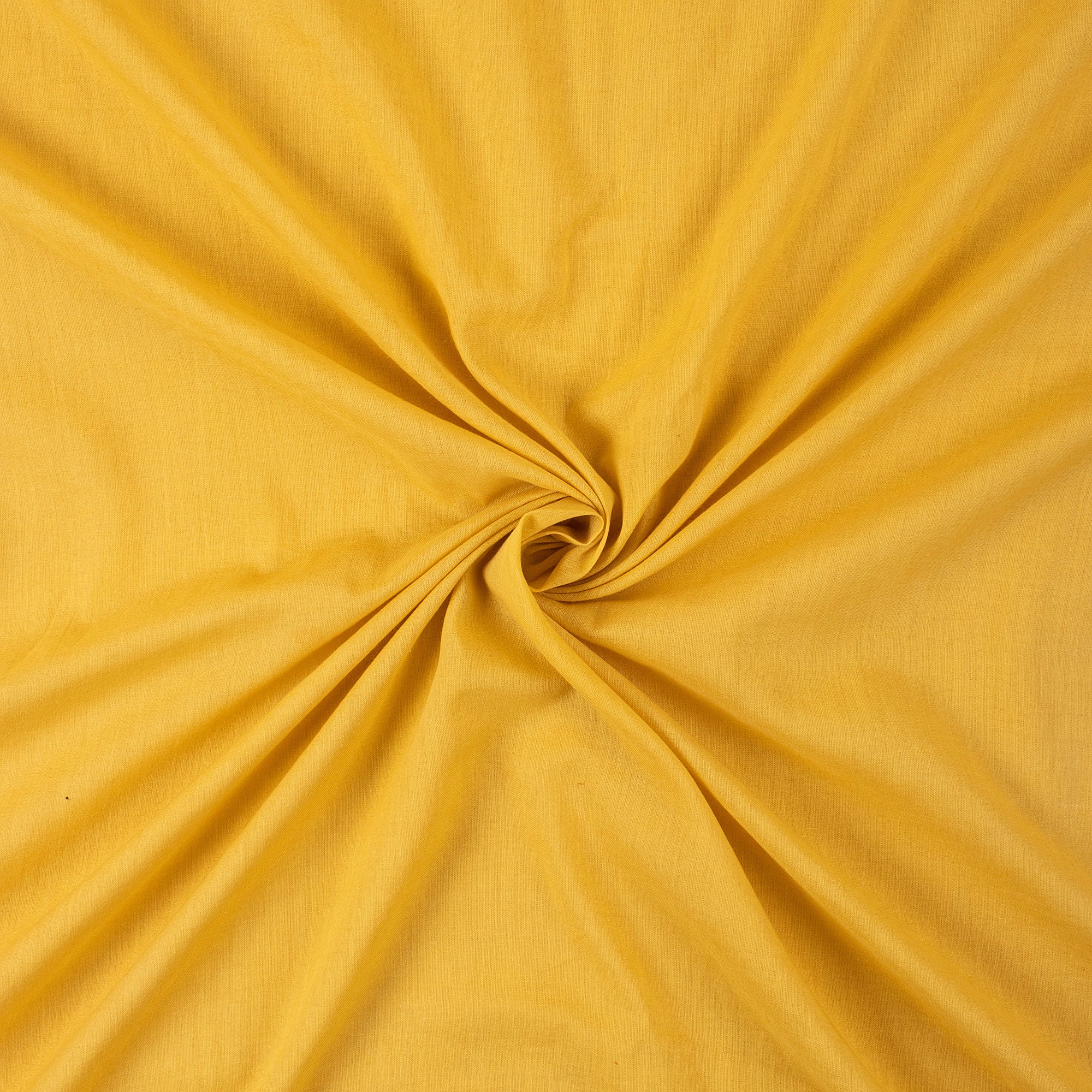 Yellow Solid Cotton Fabric