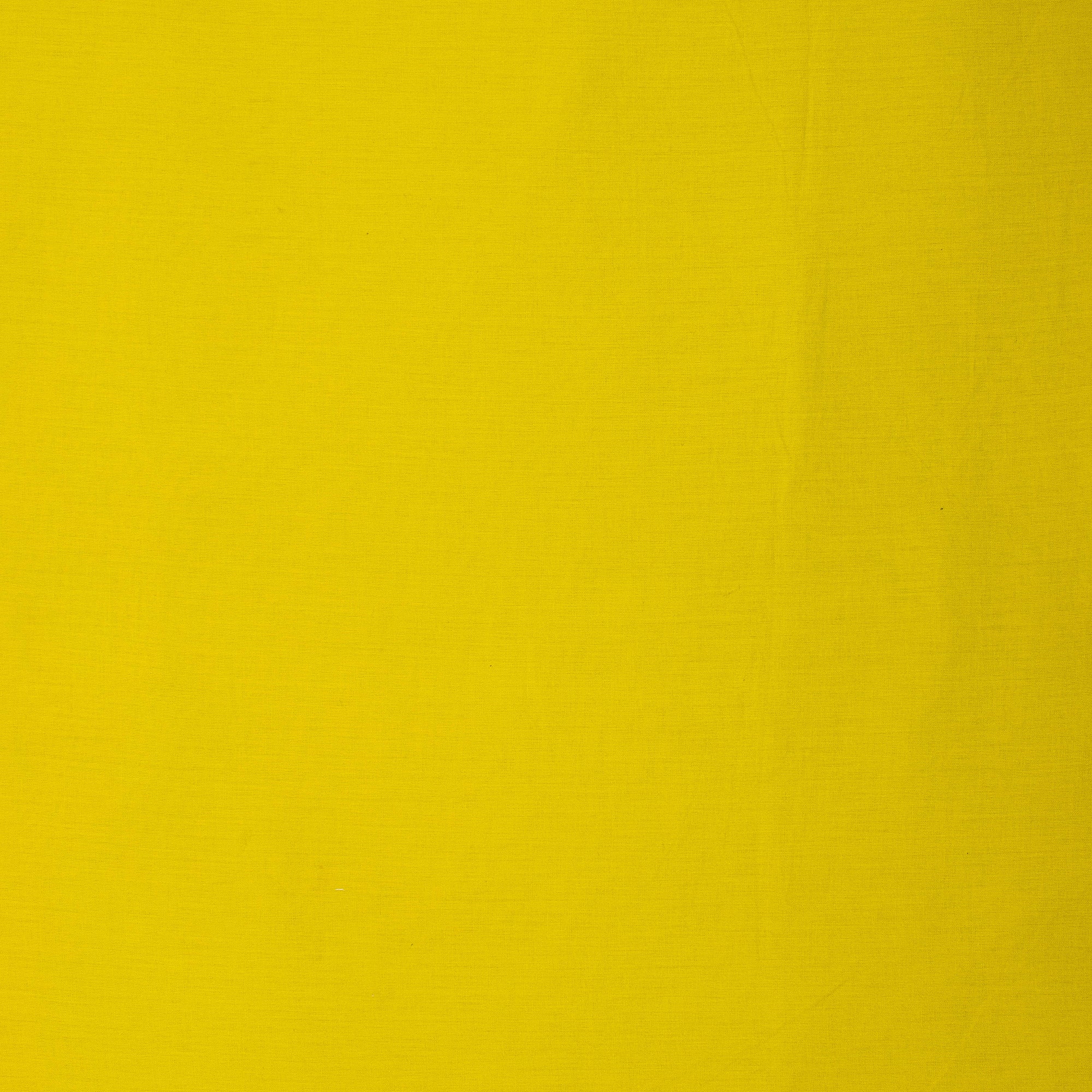 Lemon Color Solid Cotton Cloth Material