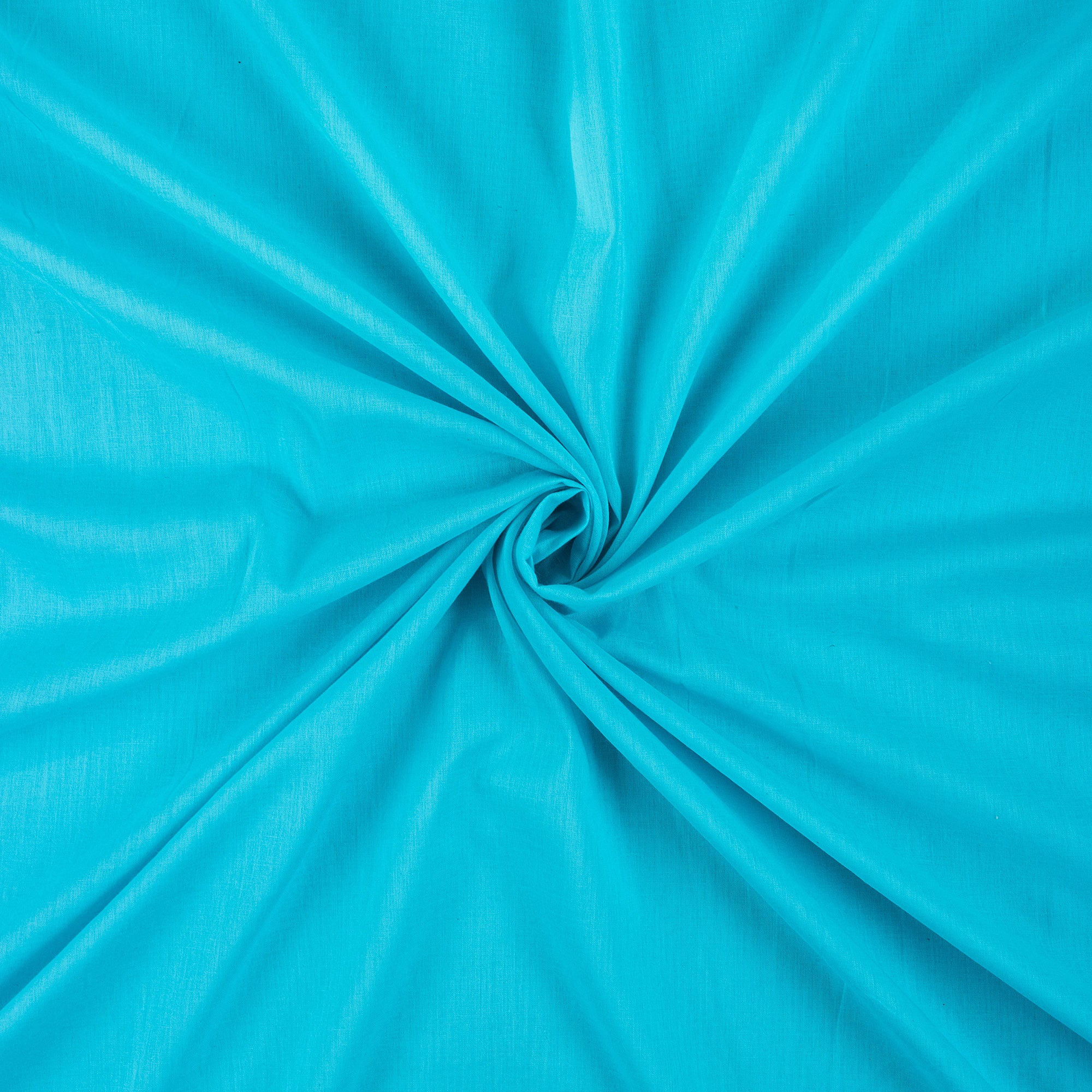 Solid Light Sky Blue Cambric Cotton Fabric