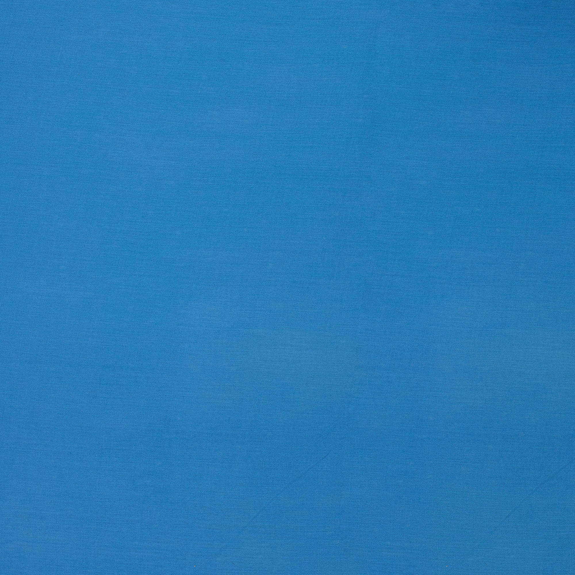 Solid Blue Cotton Shirting Fabric