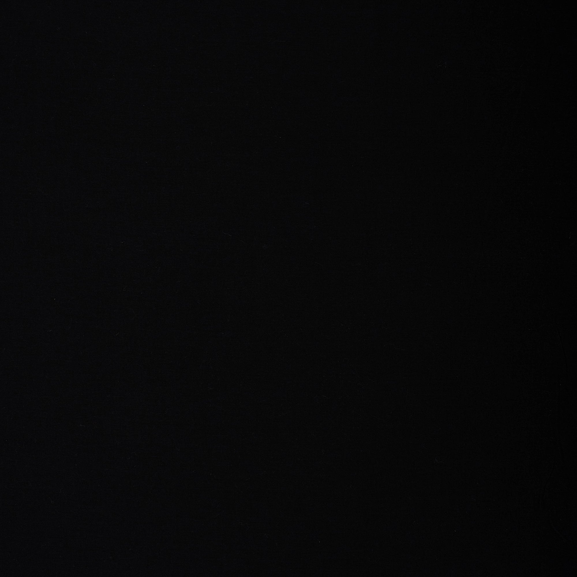 Solid Black Plain Cotton Fabric