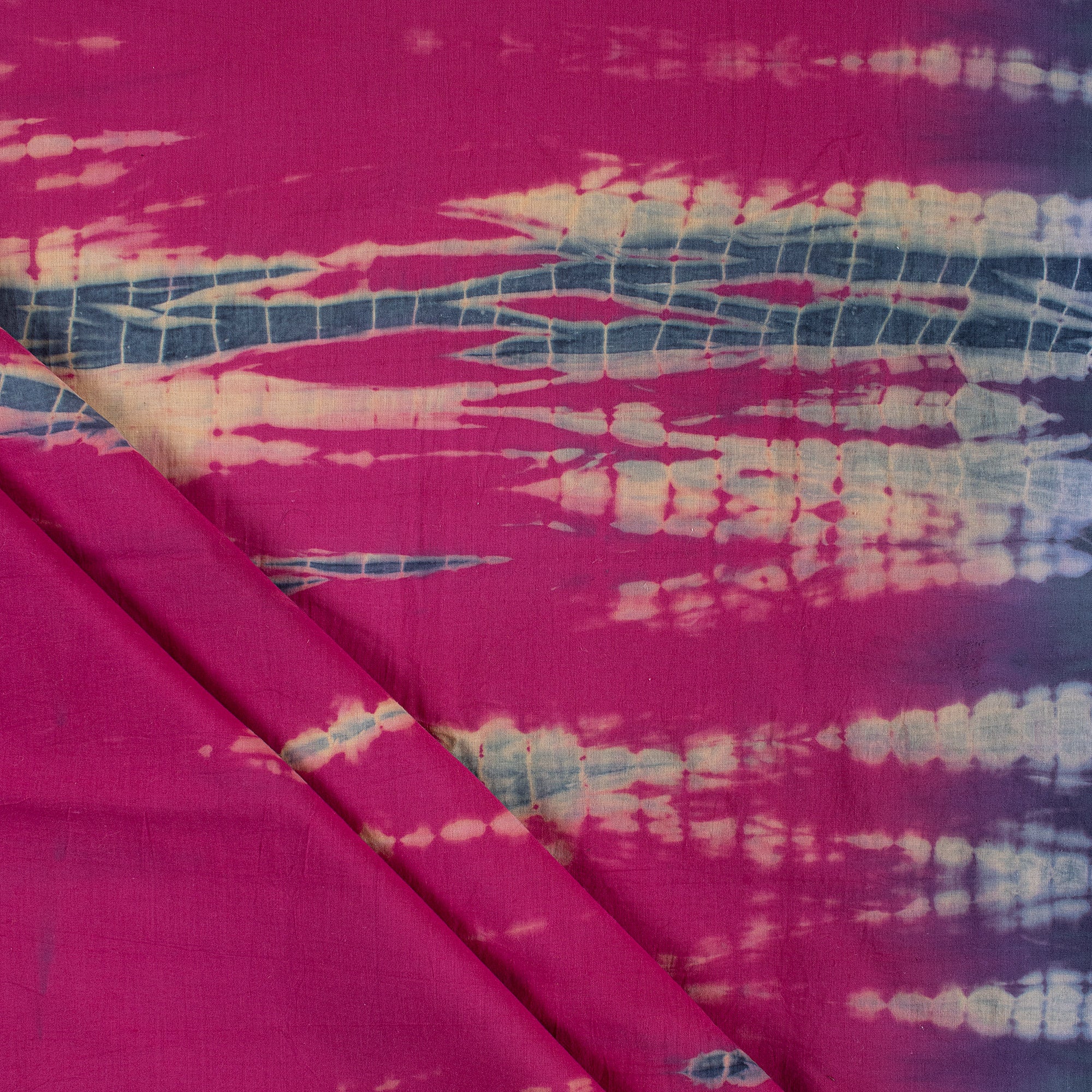 multicolor cotton tie-dye fabric by the yard