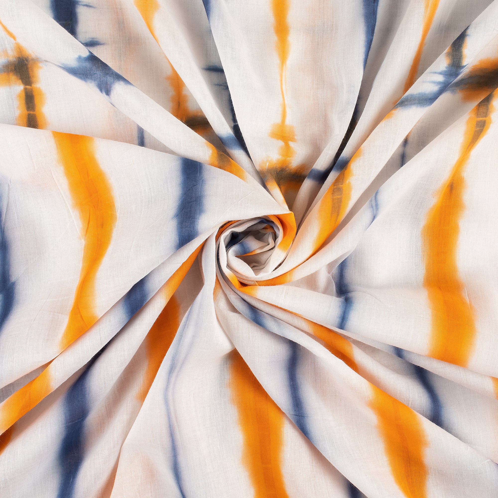 Indian Tie Dye Shibori Cotton Fabric for Dress Online