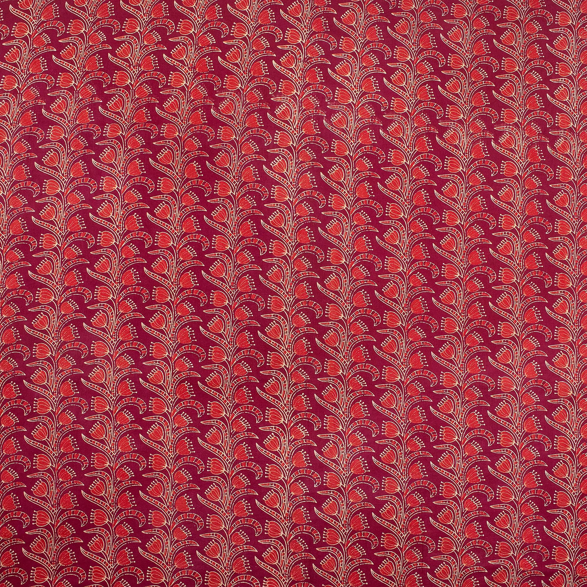 Beautiful Handmade Cotton Ajrakh Dress Fabric